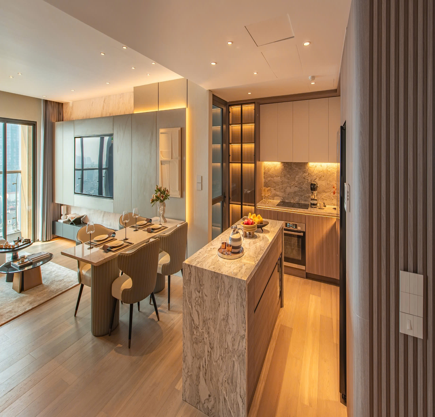Nhà mẫu Sun Feliza Suites Cầu Giấy
