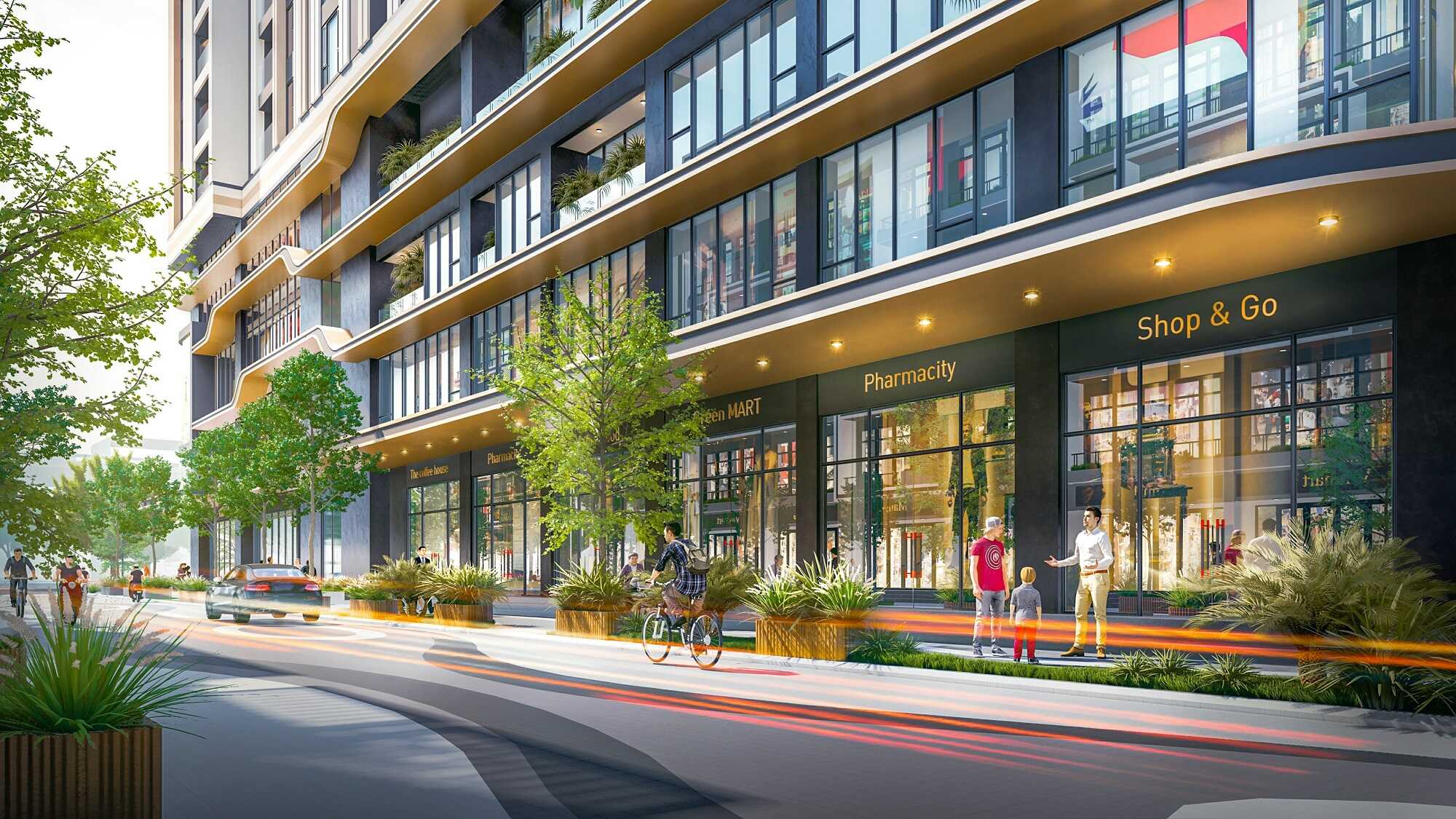Trang chủ 87 Trung tâm thương mại sầm uất tại Sun Feliza Suites Cầu Giấy