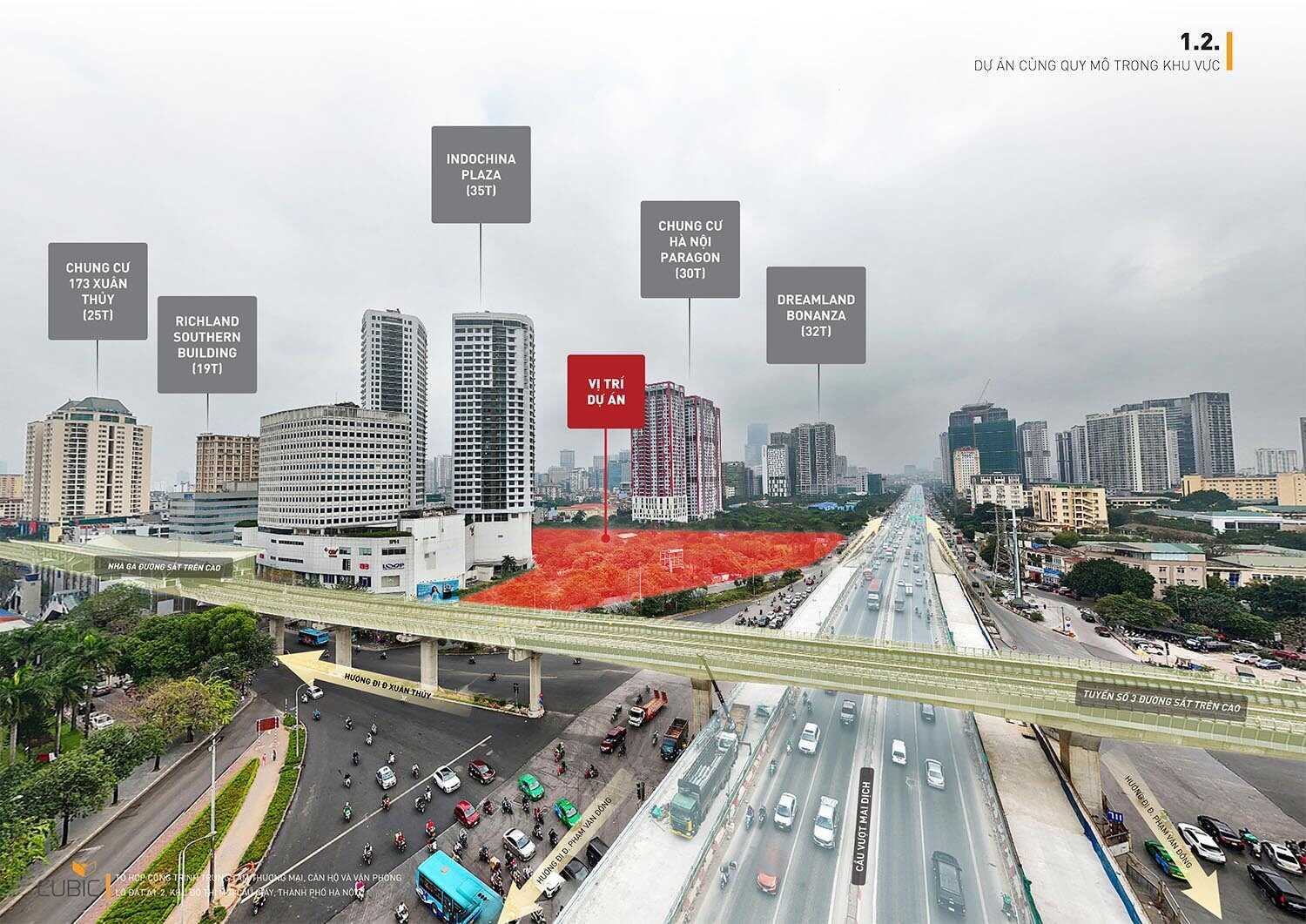 Trang chủ 85 Vị trí Sun Feliza Cầu Giấy thuận tiện di chuyển theo các khu vực trung tâm